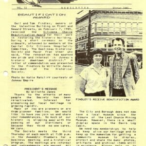 GCHS Newsletter Vol. II Winter 1985