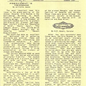 GCHS Newsletter Vol. III No. 2 Summer 1986