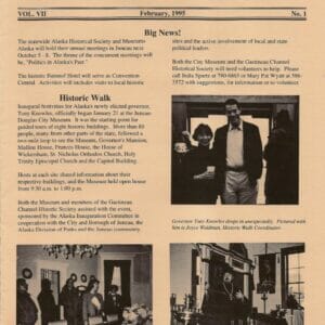 GHN - Joint Newsletter of GCHS/JDCM Vol. VII No. 1 February, 1995