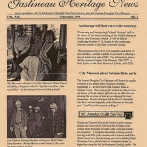 GHN - Joint Newsletter of GCHS/JDCM Vol. XIX, No. 3 September, 1996