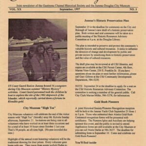 GHN - Joint Newsletter of GCHS/JDCM Vol. XX, No. 3 September, 1997