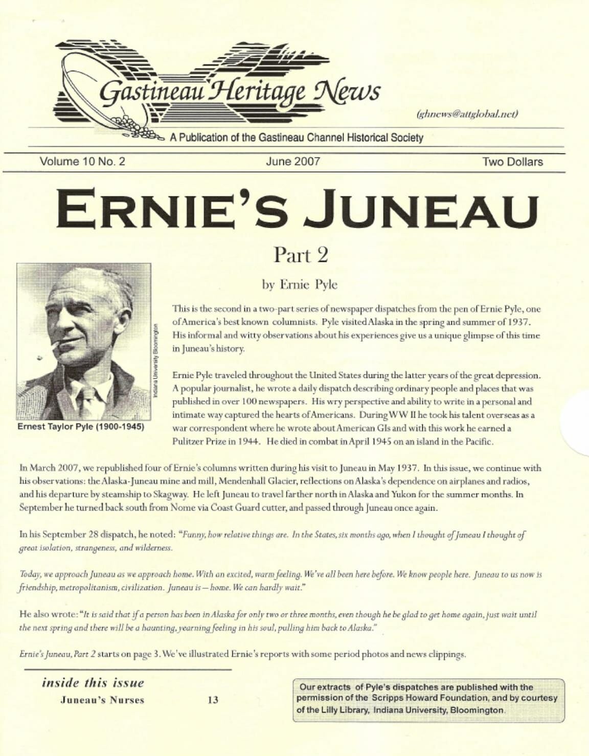 GHN Vol. 10, No. 2 June 2007